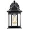 Nuvo Hopkins Outdoor Large Wall Lantern 1 Light Matte Black Finish 60/6118 - alternate 2
